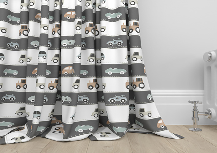 Brum Brum, Vintage - Made to Measure Curtains - Image 6